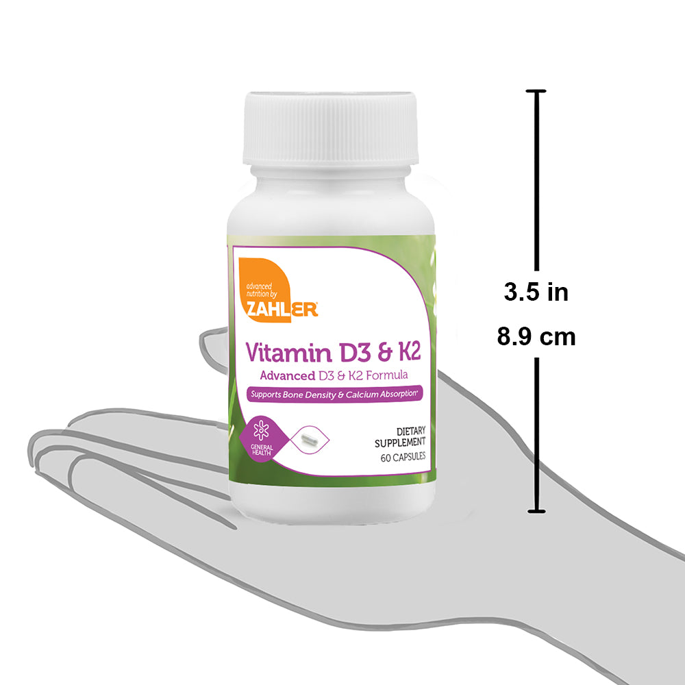 Vitamin D3 and K2 Capsules