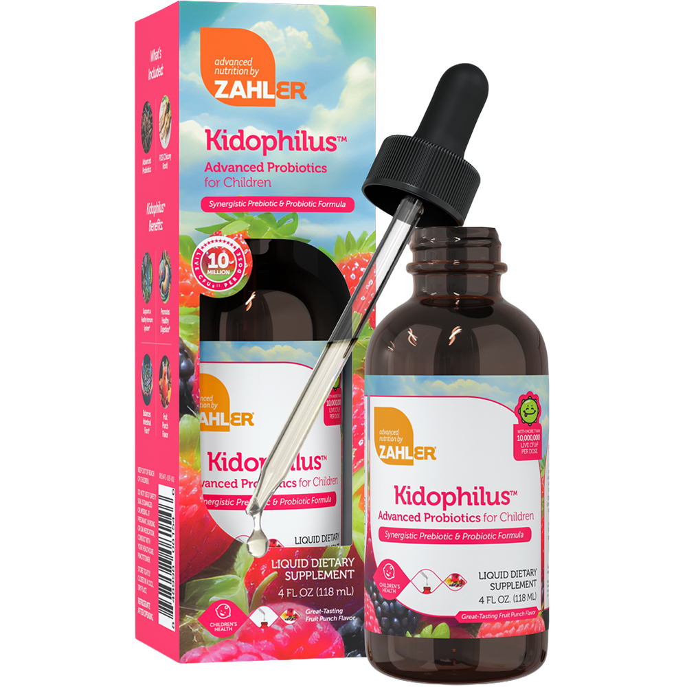 Zahler Kidophilus Liquid, Advanced Kids Probiotic, Liquid Drops