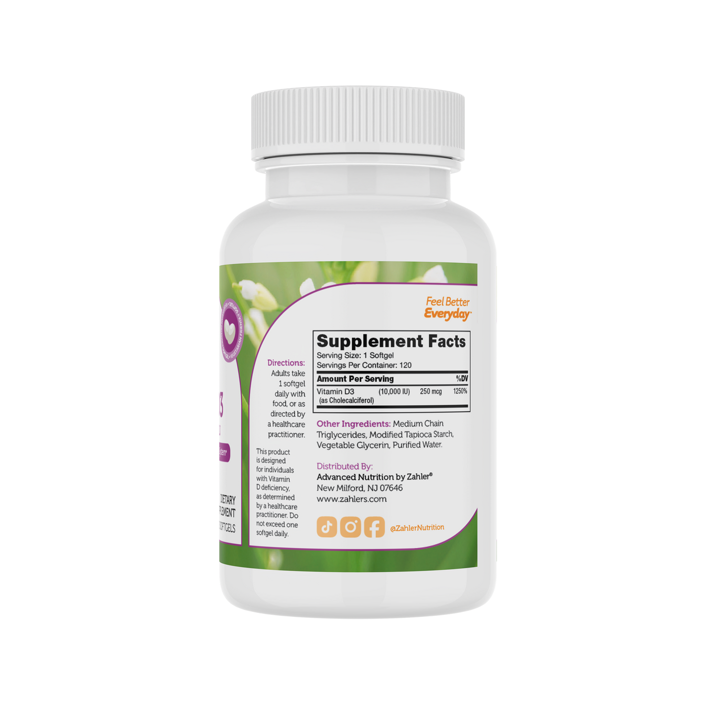 Vitamin D3 Softgels 10,000 IU