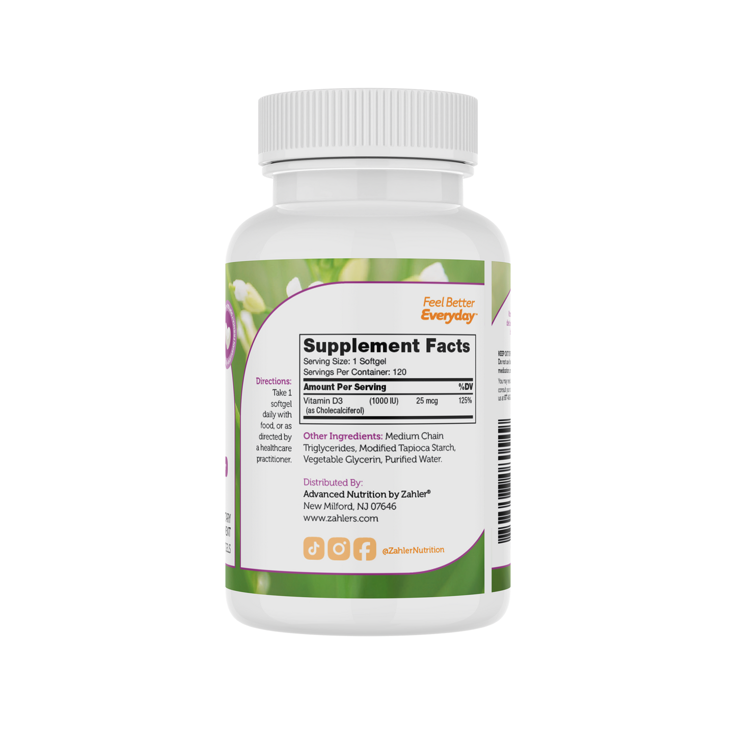 Vitamin D3 Softgels 1000 IU