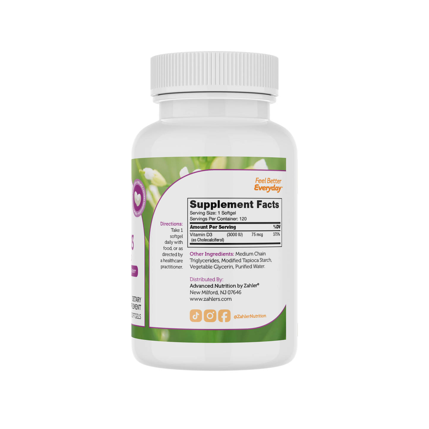Vitamin D3 Softgels 3000 IU