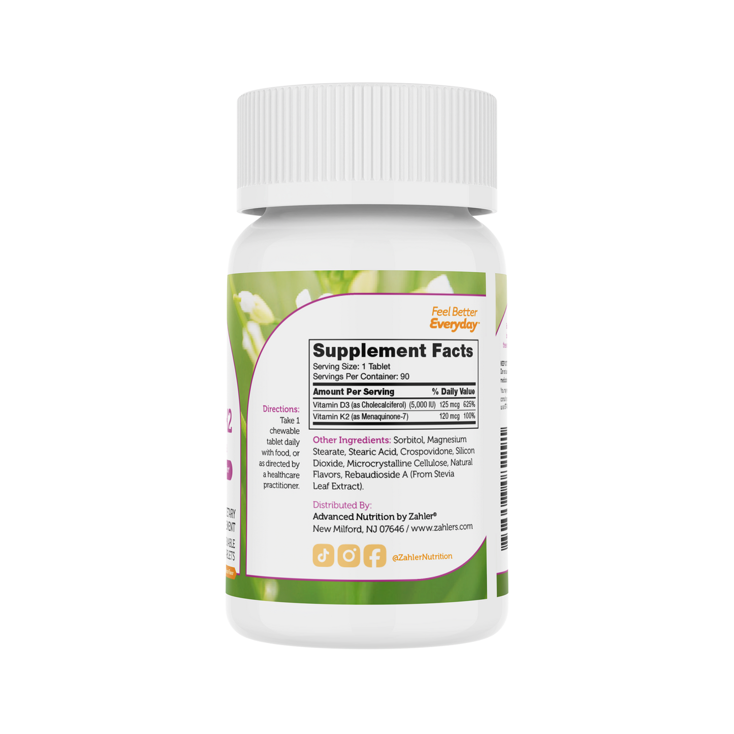 Vitamin D3 & K2 Chewables