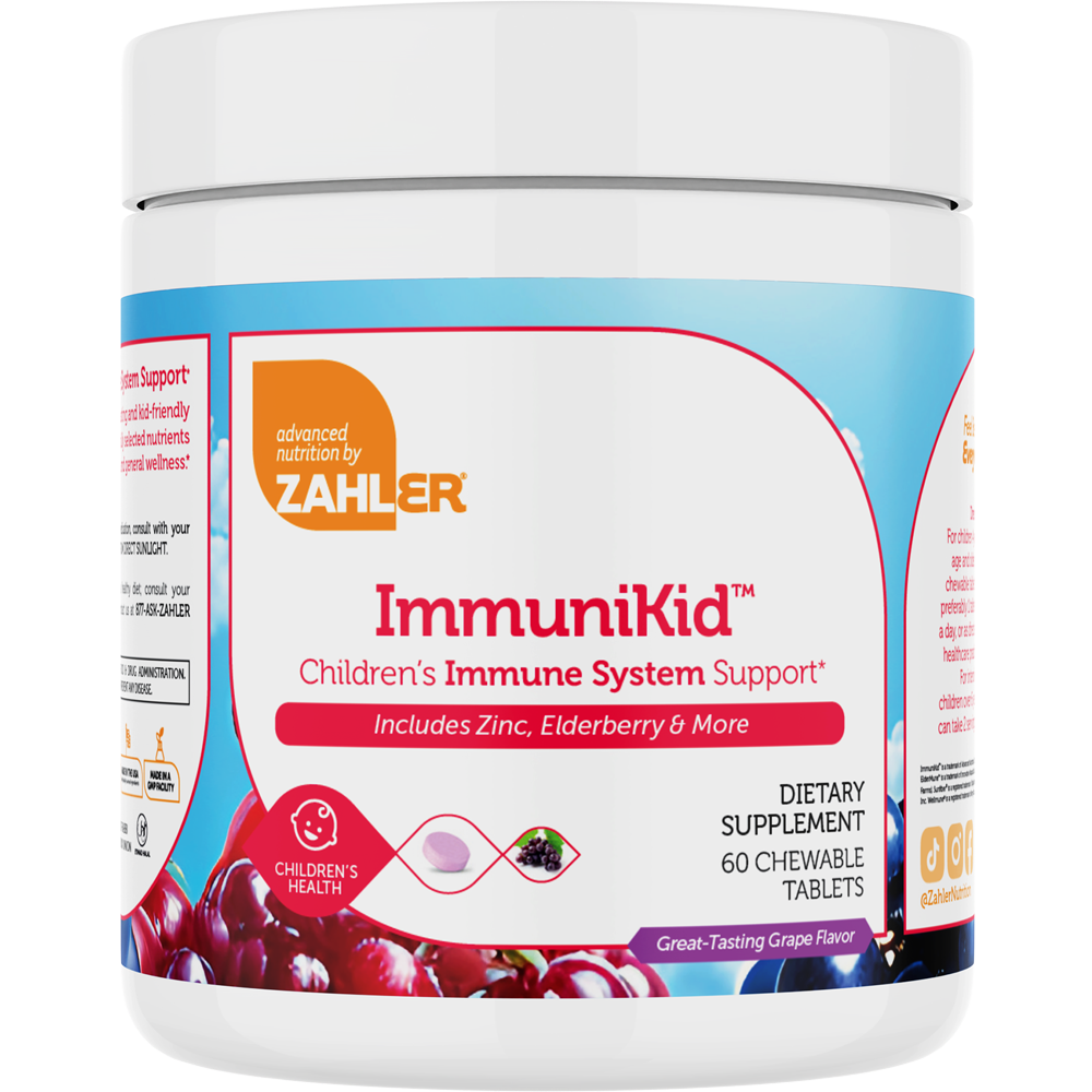 Zahler ImmuniKid, Kids Immune System Support, Zinc Elderberry