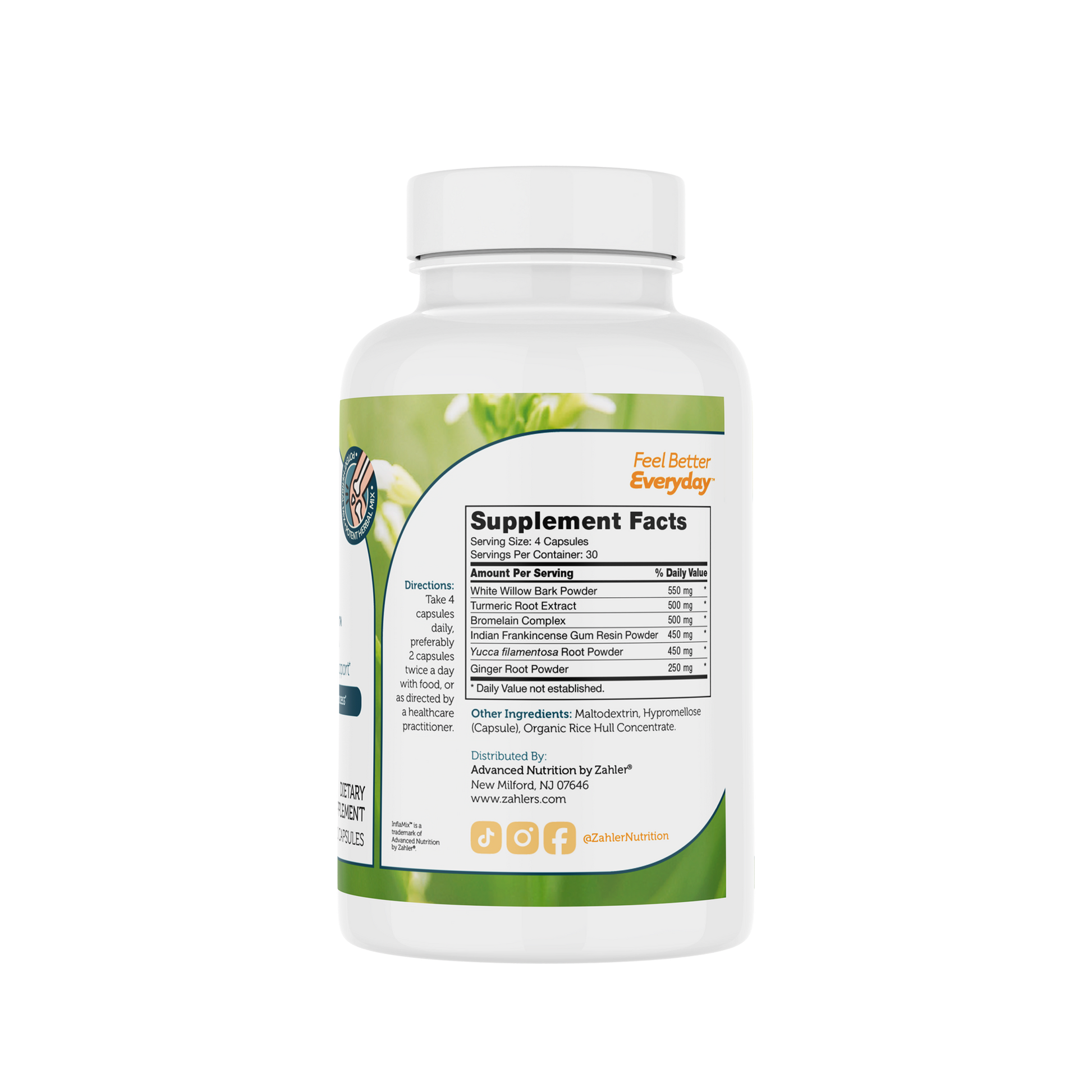 Zahler InflaMix, Advanced Inflammation Reducer, Contains Turmeric Zahler InflaMix, Advanced Inflammation Reducer, Contains Turmeric