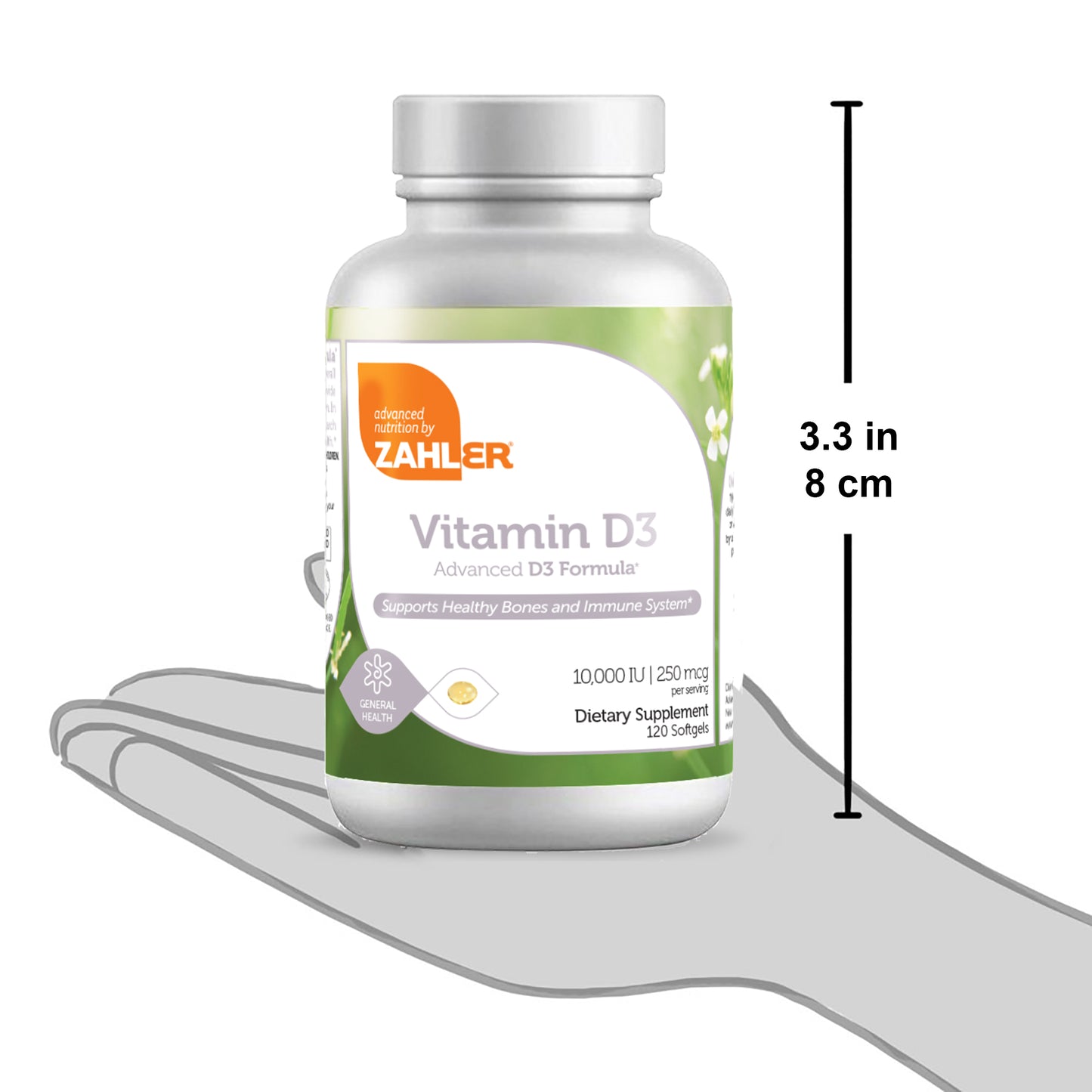 Cápsulas blandas de vitamina D3 10,000 UI