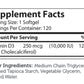 Cápsulas blandas de vitamina D3 10,000 UI