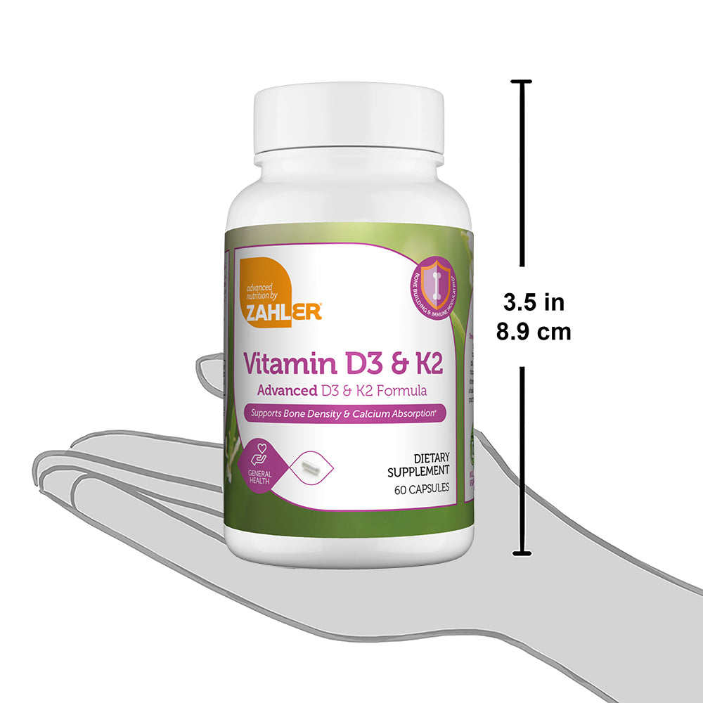 Vitamin D3 and K2 Capsules