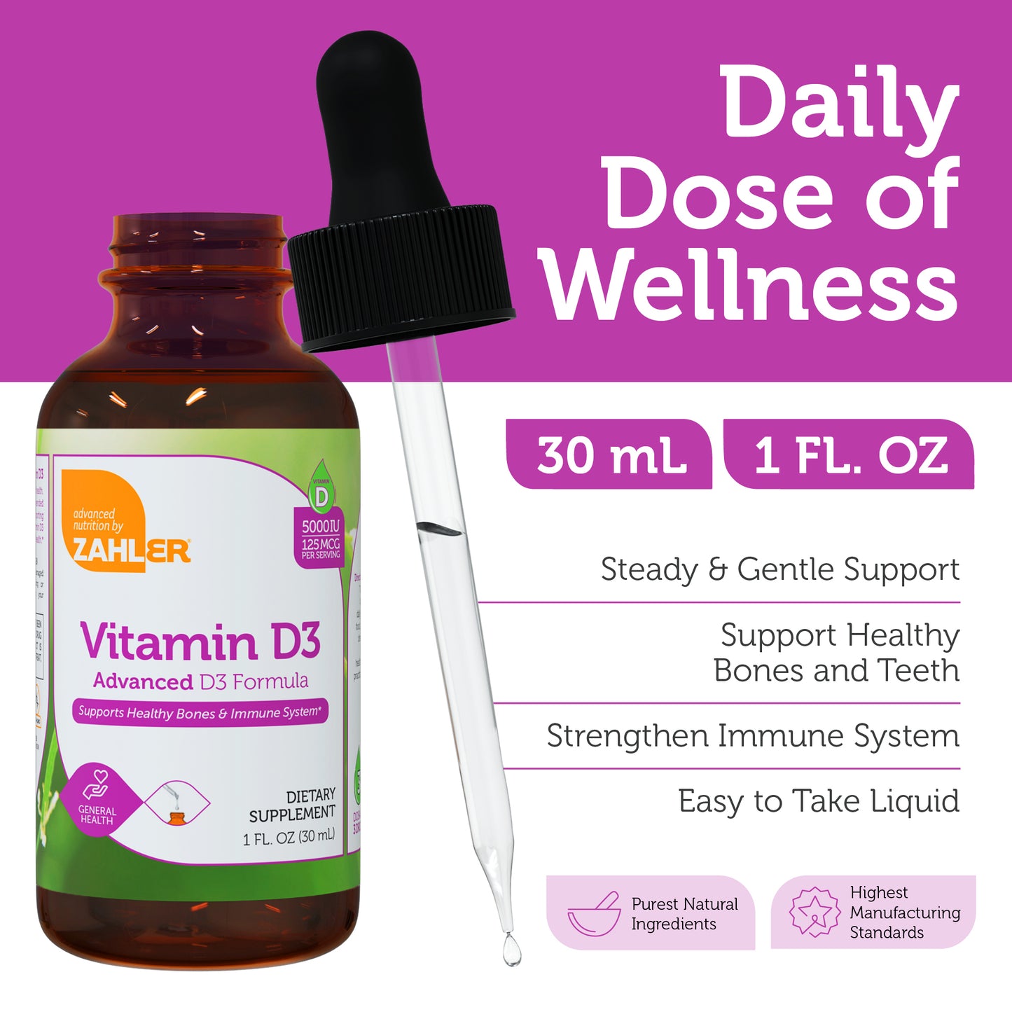 Vitamin D3 Liquid 5000 IU