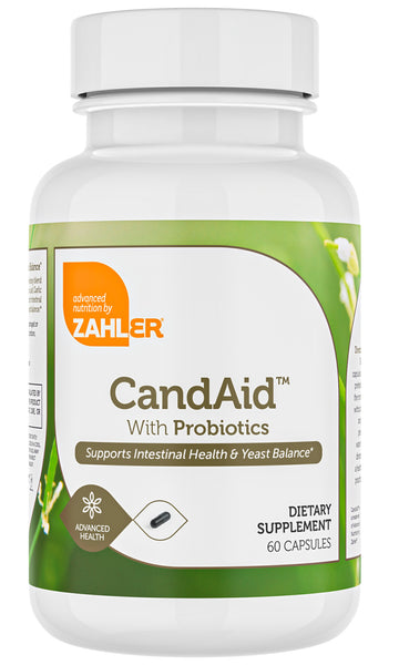 Zahler CandAid Digestive Health Supplement 2-Stage Timed Release