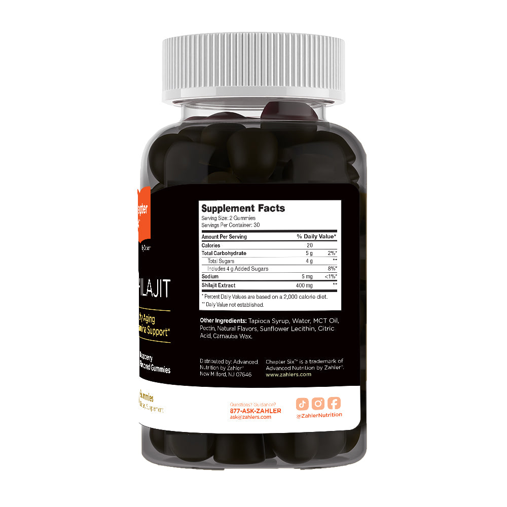 Shilajit Gummies – Advanced Nutrition by Zahler's
