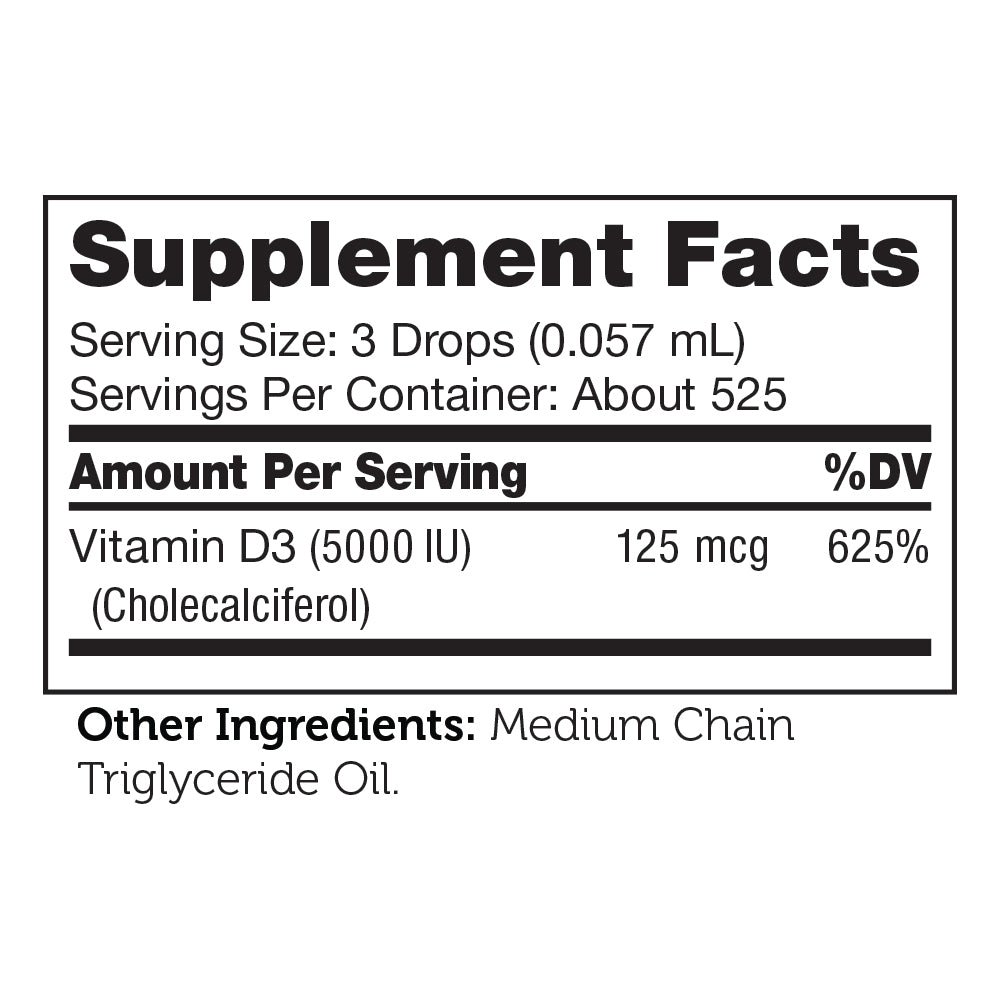 Vitamin D3 Liquid 5000 IU