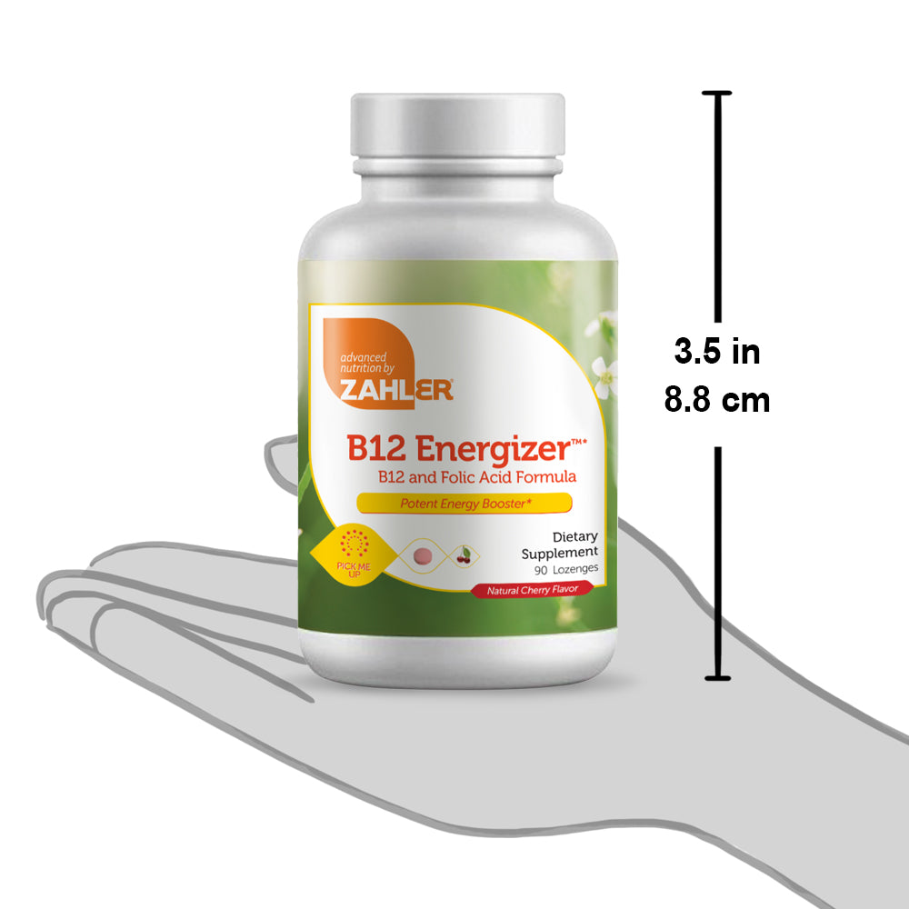 Zahler B12 Energizer Potent Energy Booster Vitamin B12 Methylcobalamin ...