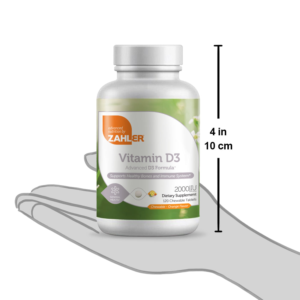 Vitamina D3 Masticable 2000 UI