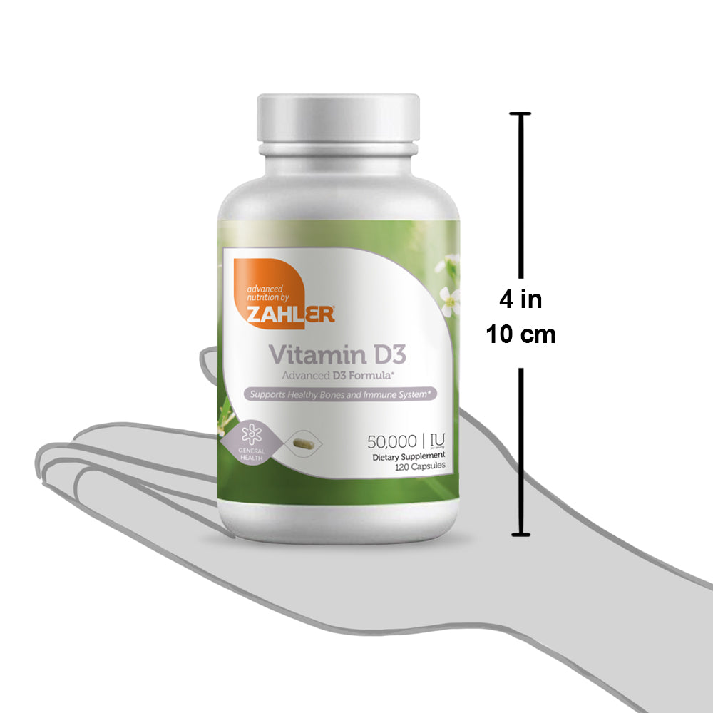 Cápsulas de vitamina D3 50.000 UI